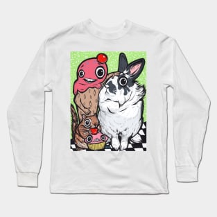 Lionhead Rabbit Friends Long Sleeve T-Shirt